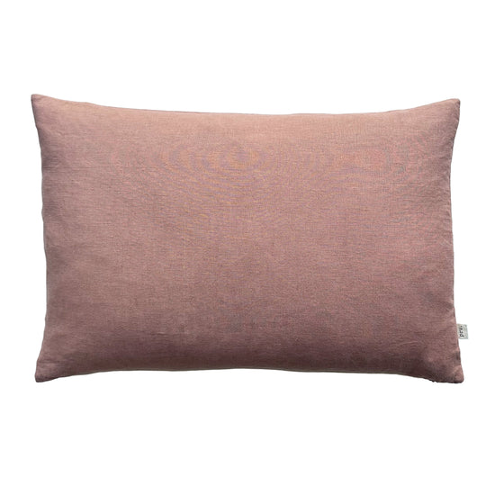 Miller Linen Cushion Faded Blush Lumbar - OEKO-TEX Certified