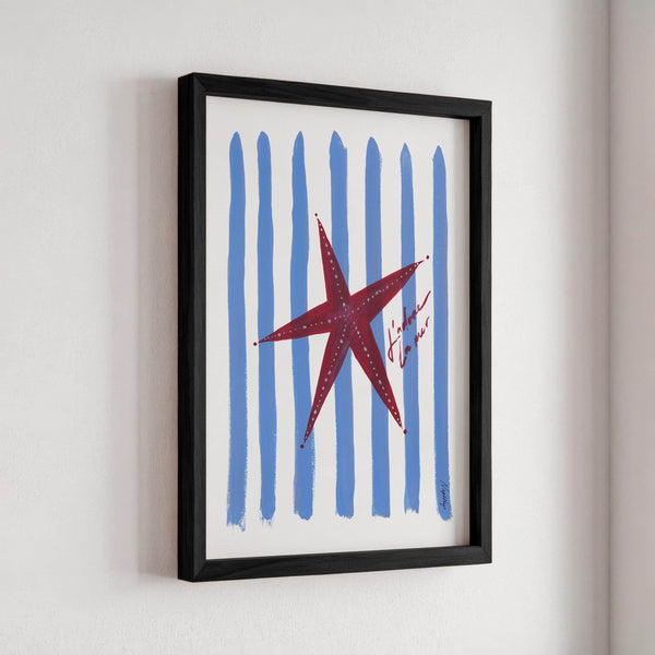 J'adore Starfish Print