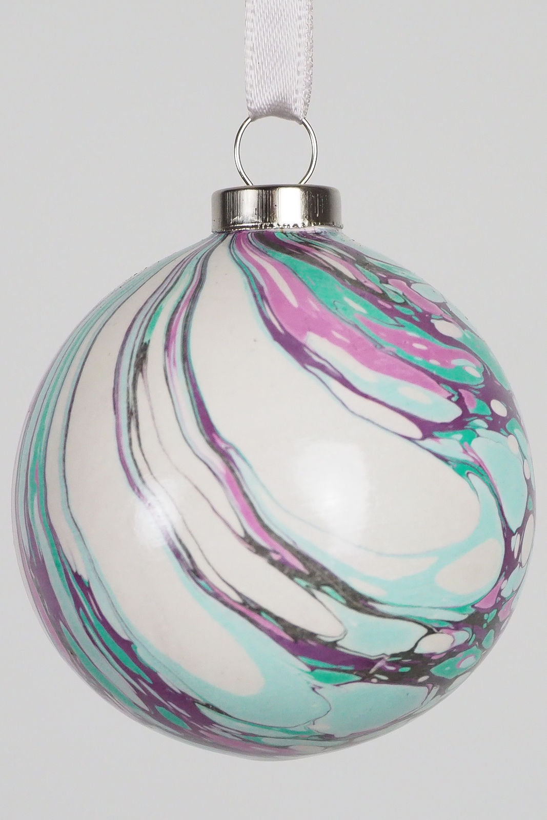 Small Venom Marbled Bauble