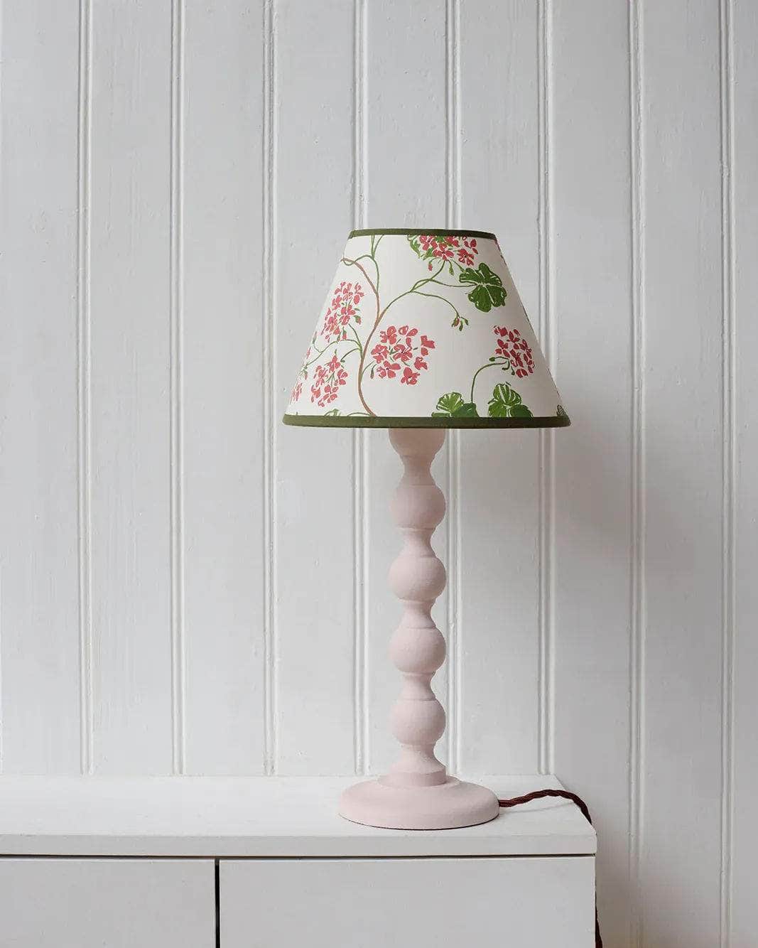 Geraniums, Paper Lampshade, Empire