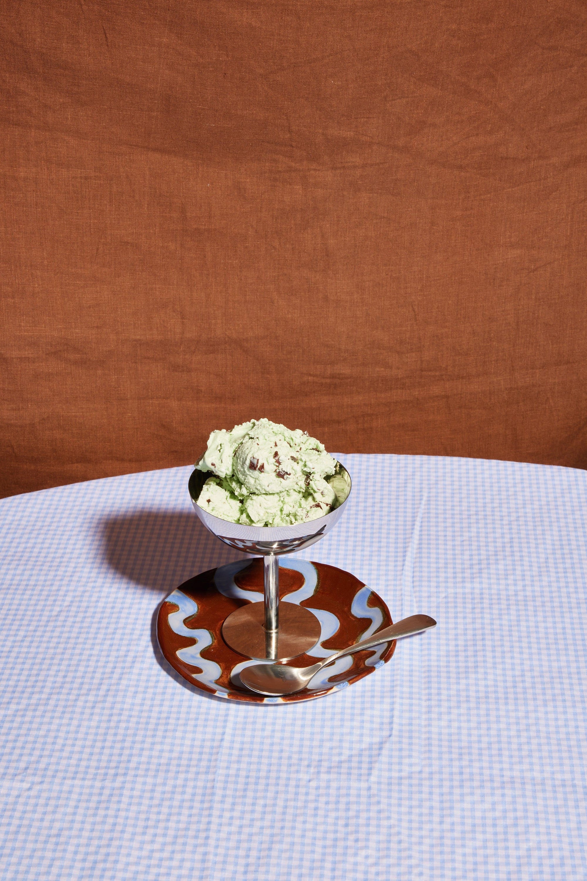 Blueberry Gelato Dessert Plate