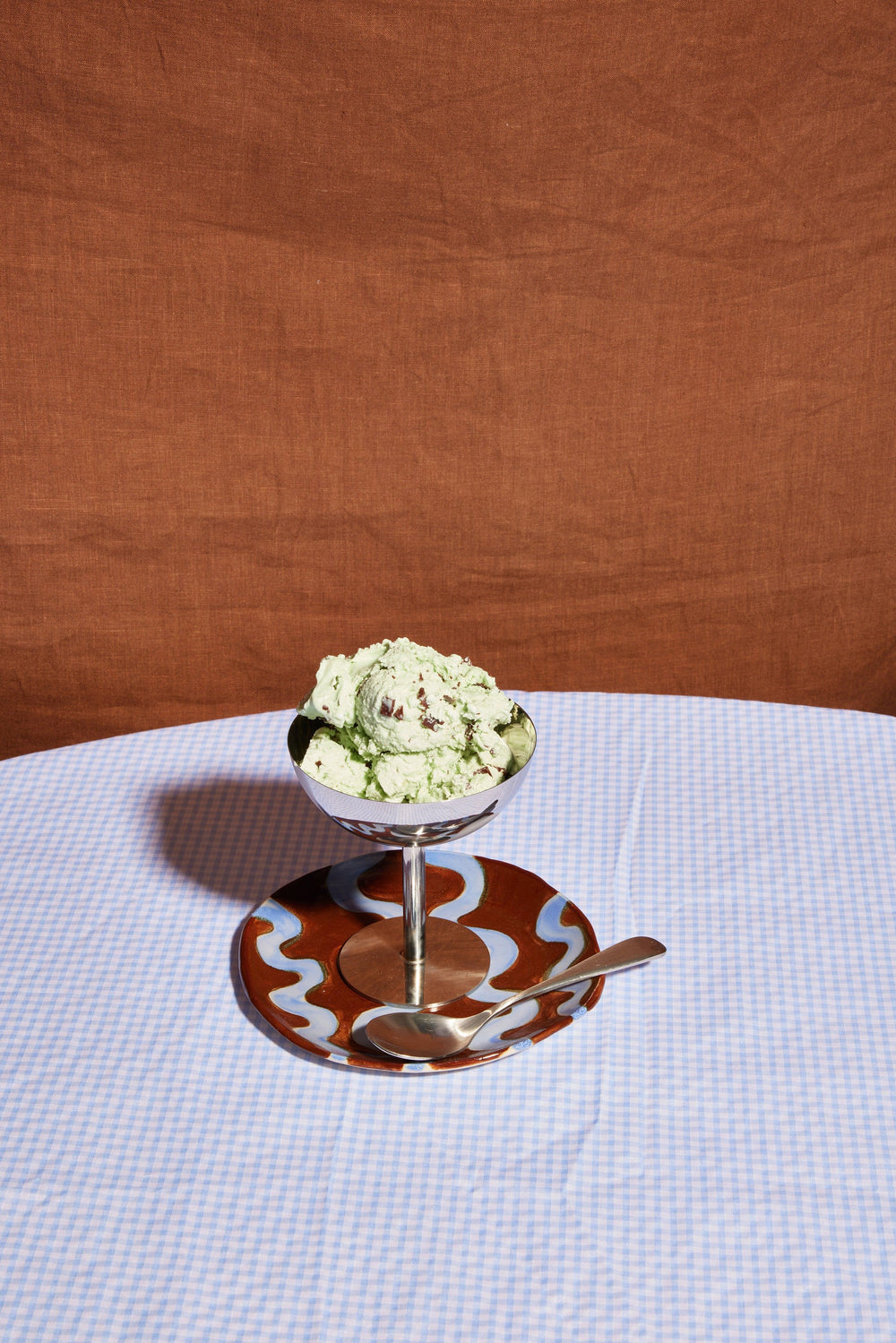 Blueberry Gelato Dessert Plate