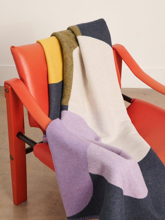 Gradient Pill Blanket Teal, Lilac + Yellow