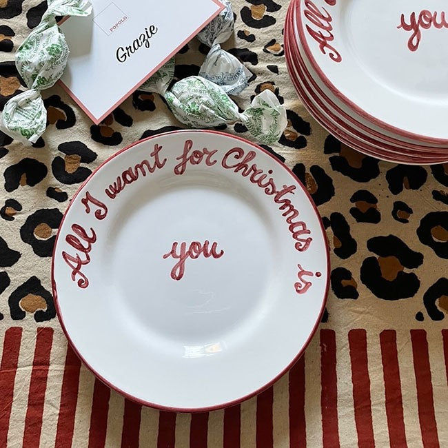 All I Want For Christmas 20cm Plate