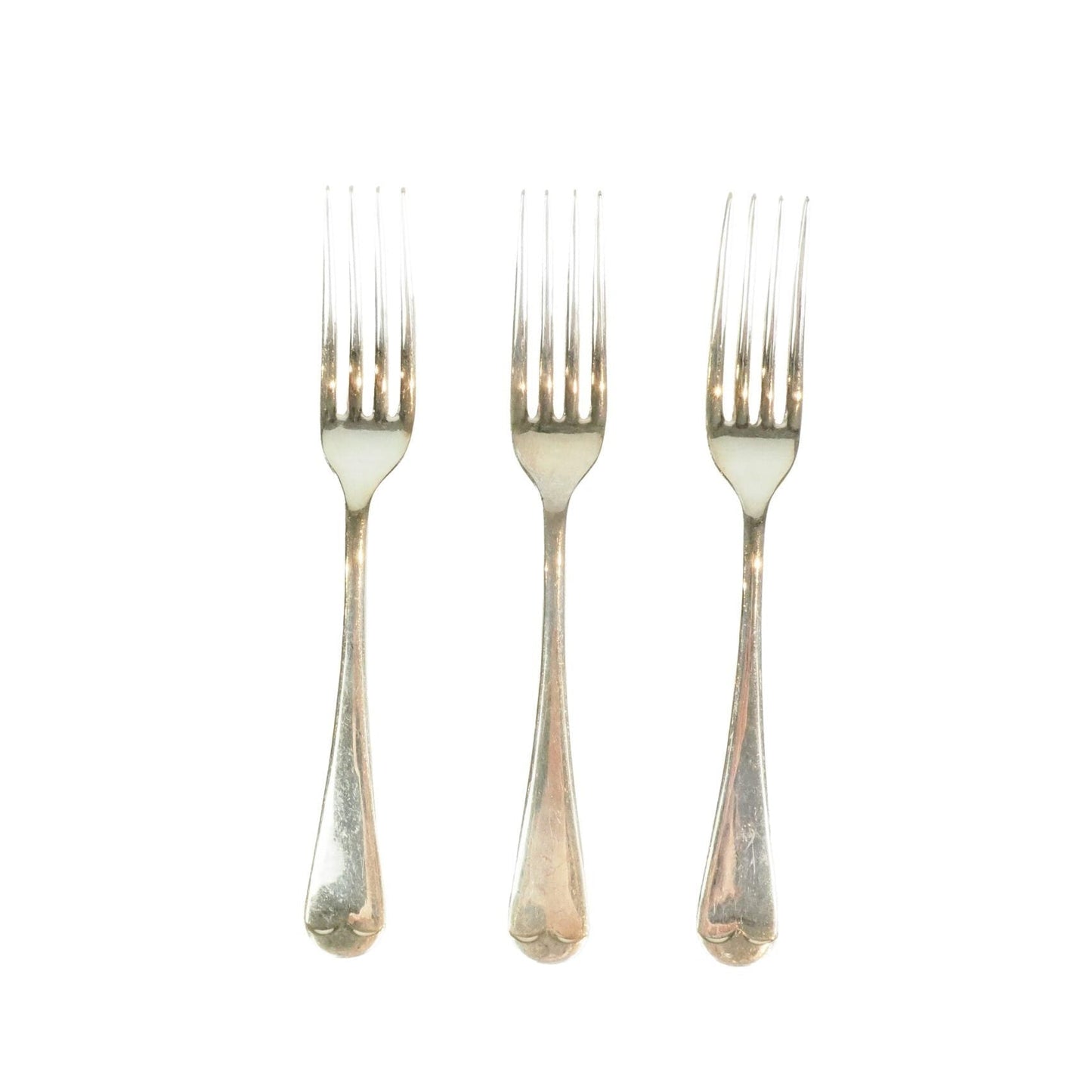3 Antique Silver Plate Forks