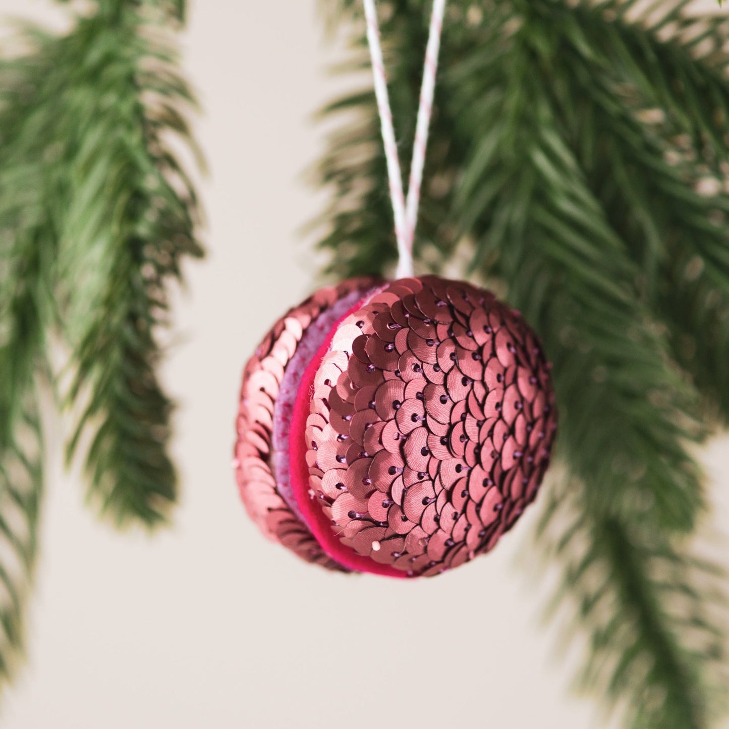 A Marvellous Macaron Sequin Hanging Decoration