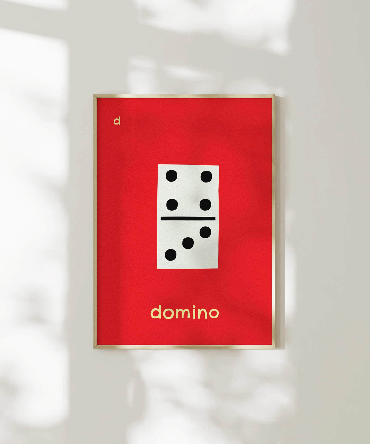 D for Domino Print