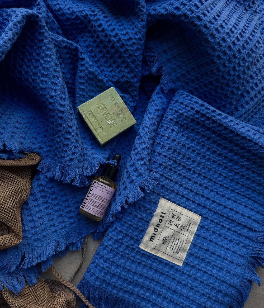 Waffle Towel Cielo