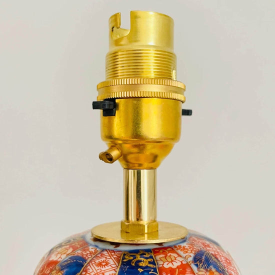 Antique Japanese Imari Table Lamp