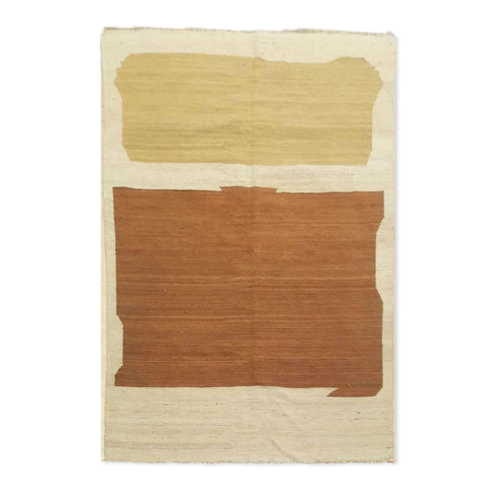 Shapes Flatweave Rug - Ochre