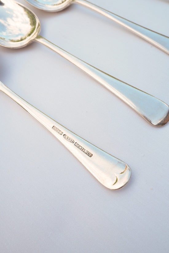 6 Vintage Silver Plate Spoons