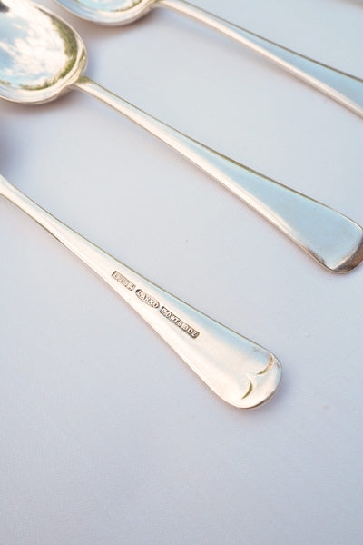 6 Vintage Silver Plate Spoons