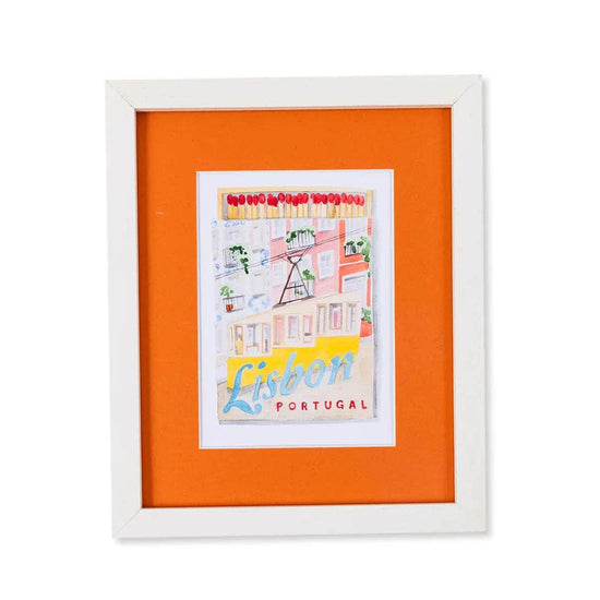 Lisbon Matchbook Print