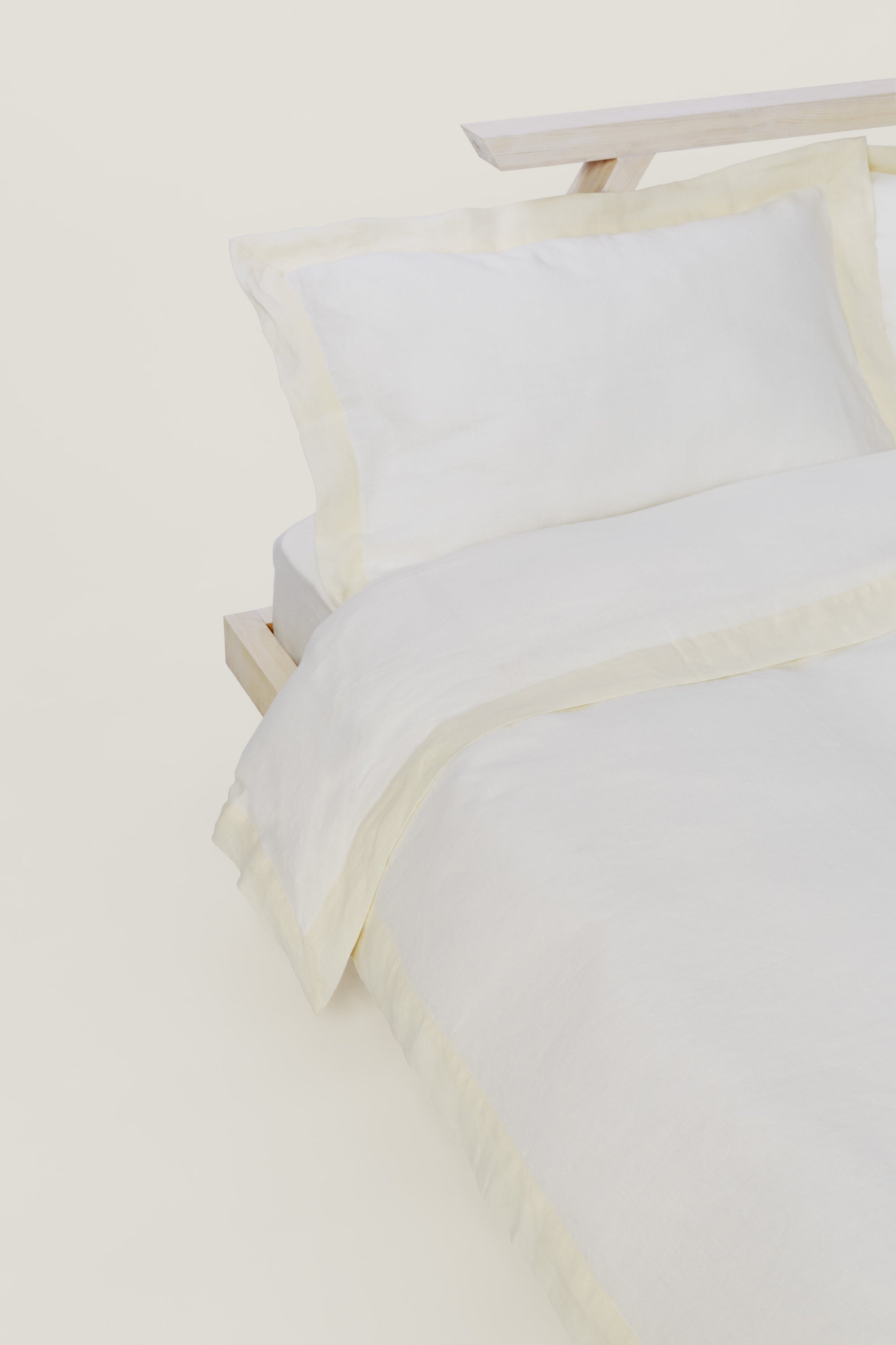 Linen Duvet Cover - Classic White
