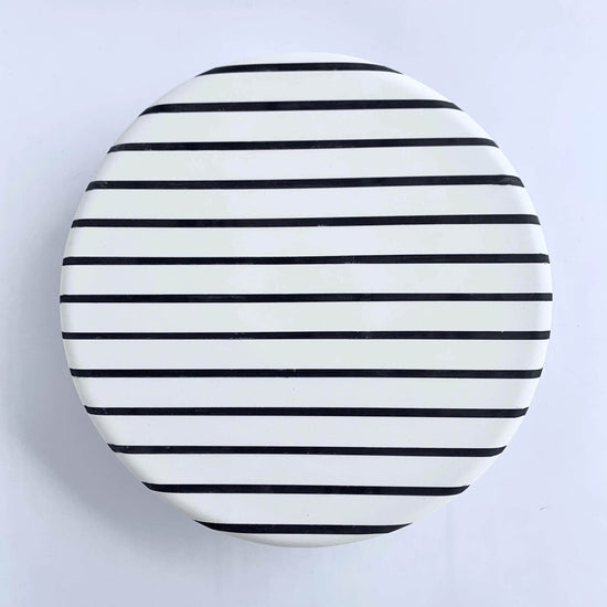 Striped Cake Stand