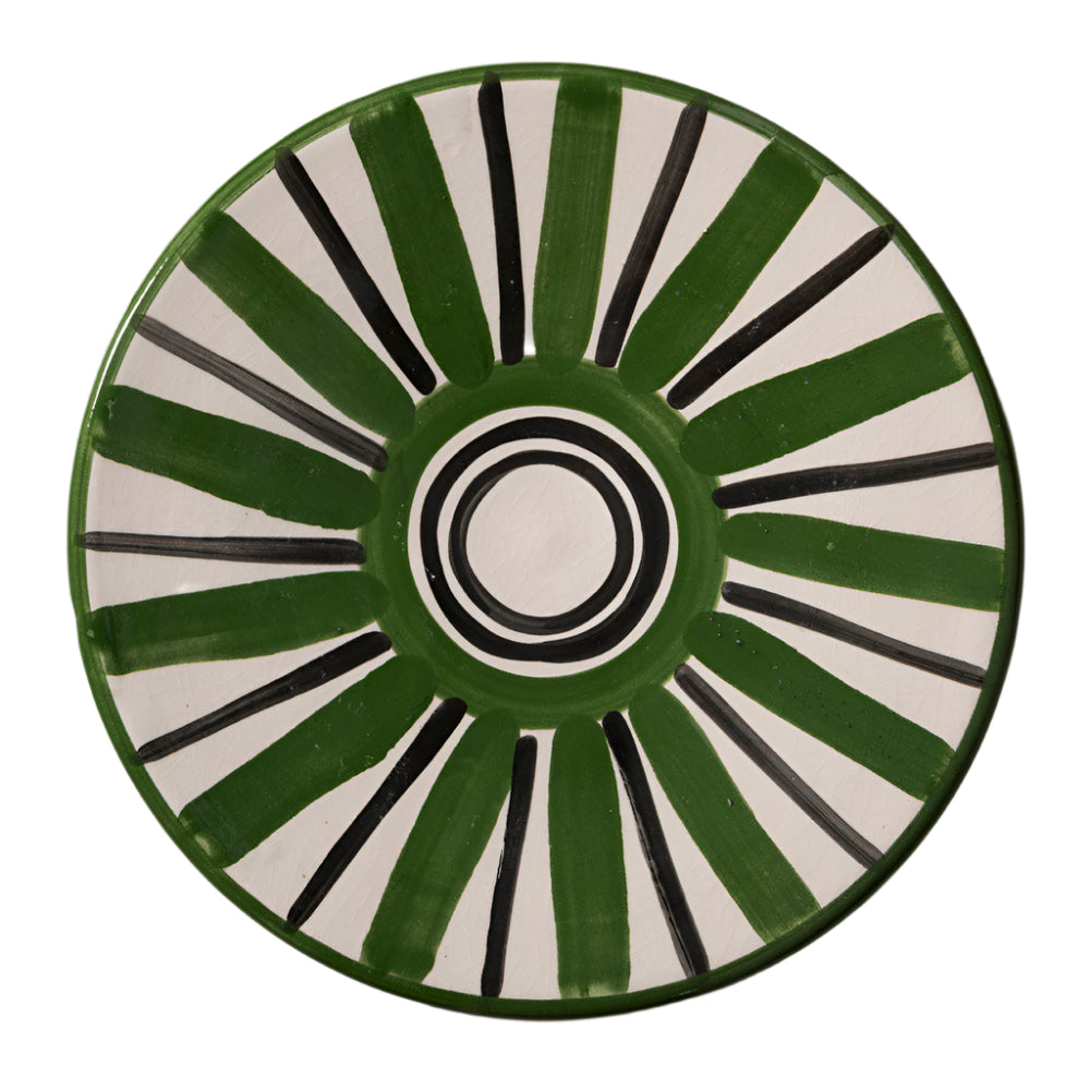 Green Safi Dessert Plate