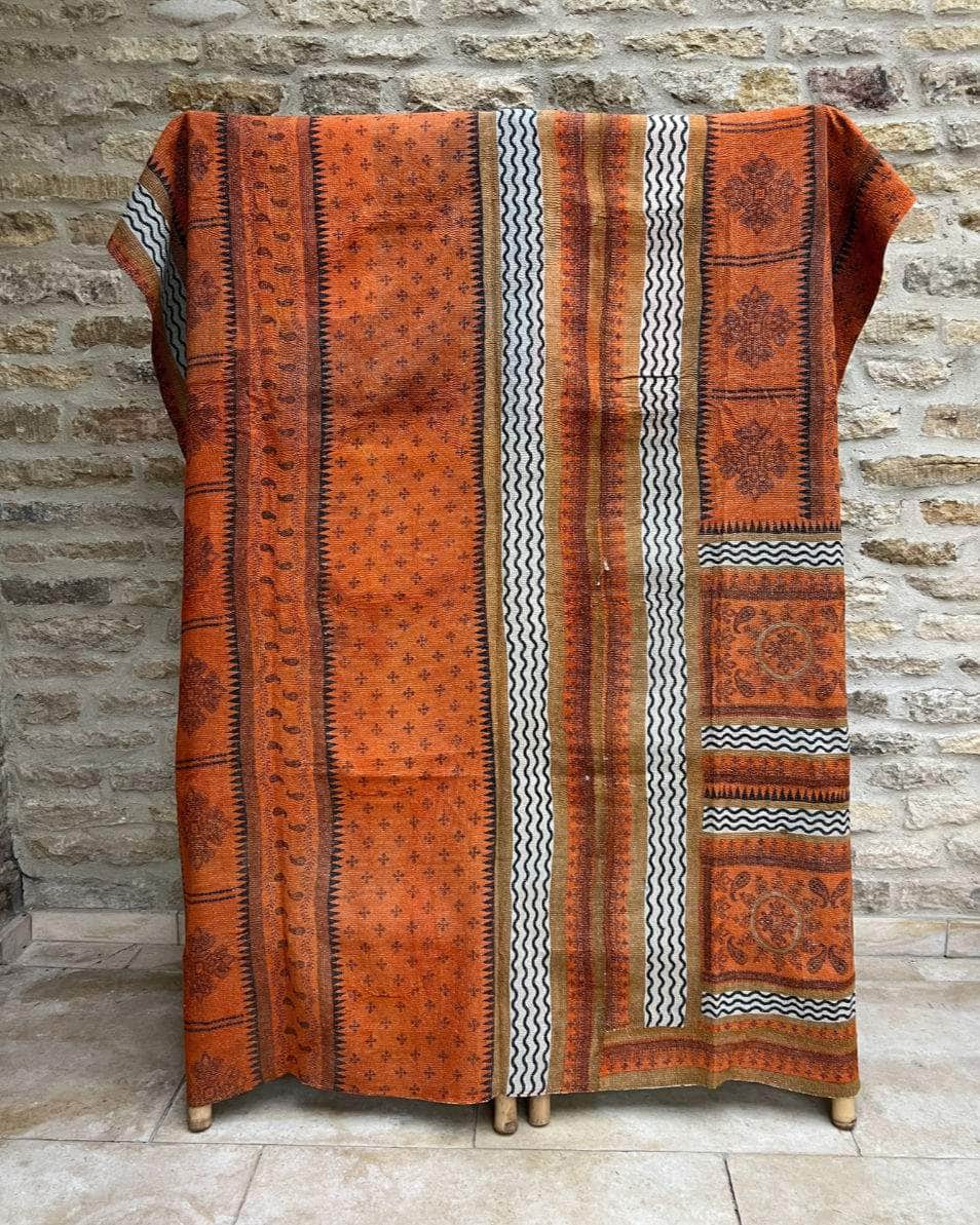 Lightweight Kantha Quilt No. 679