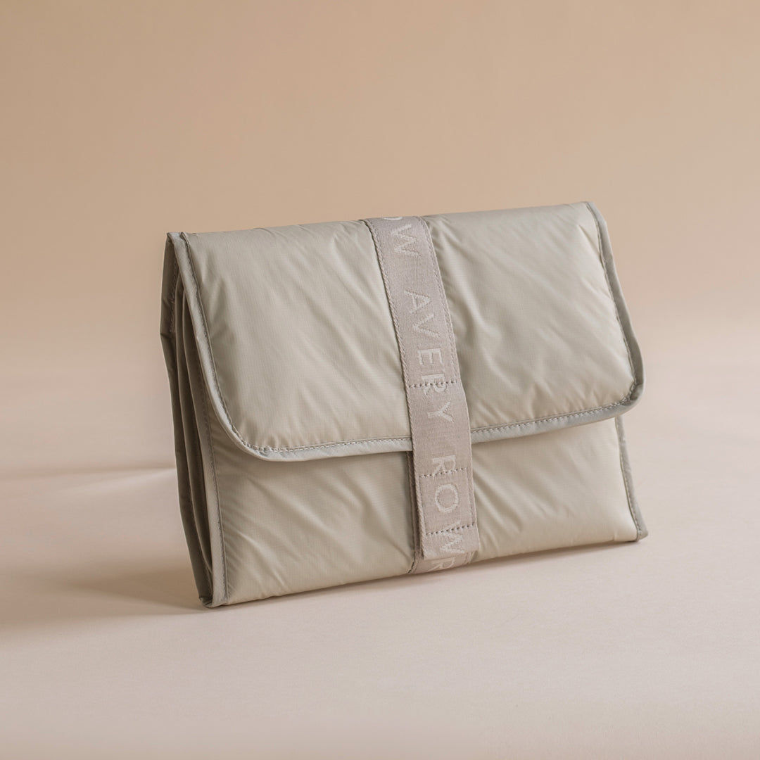 Recycled Nylon Travel Baby Changing Mat - Oyster