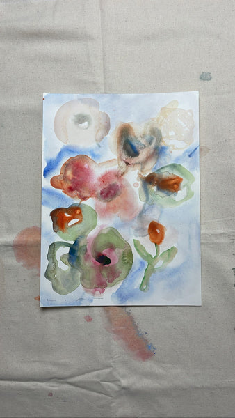 Flower Blobs - Original Painting