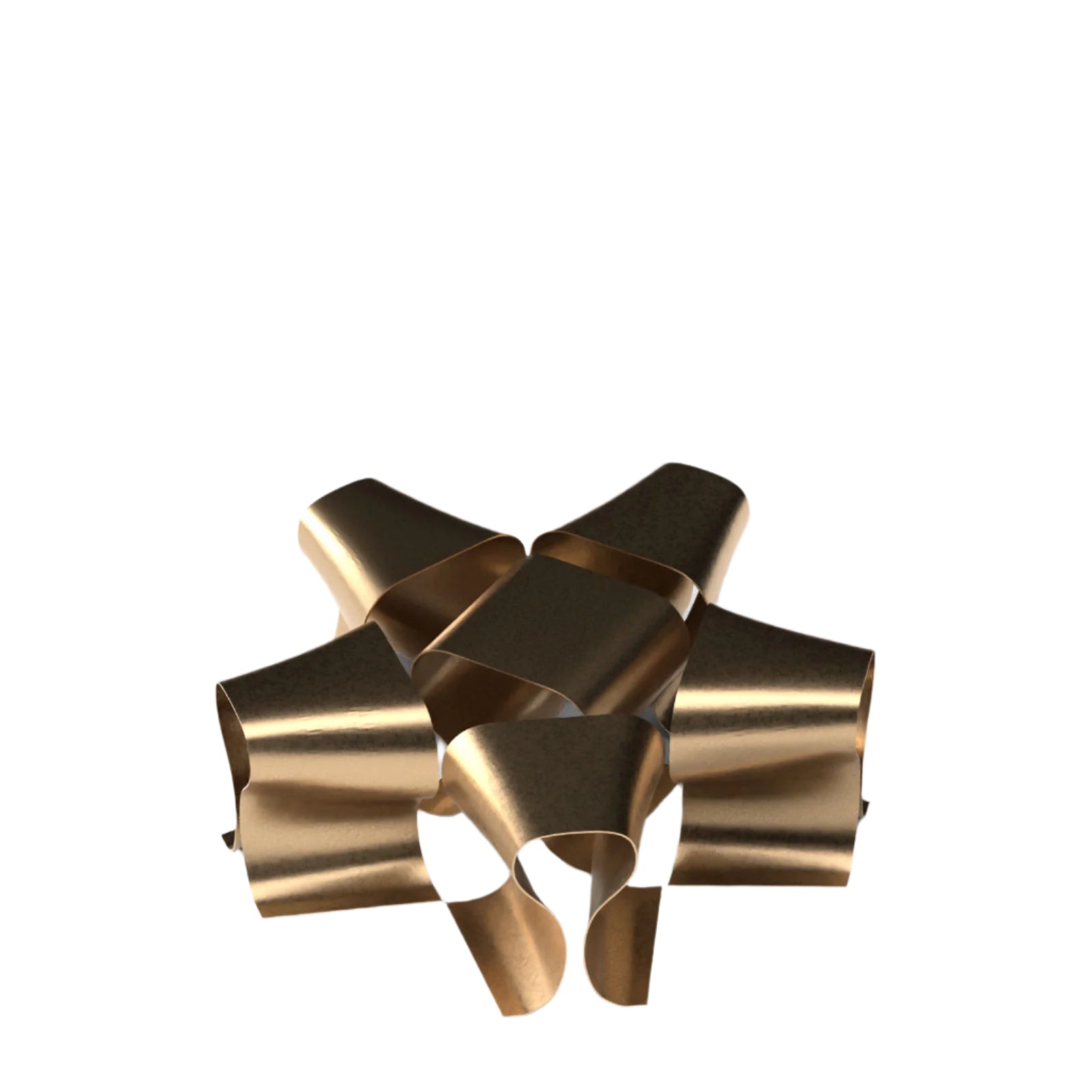 Gift Bow Stools and Side Table Gold