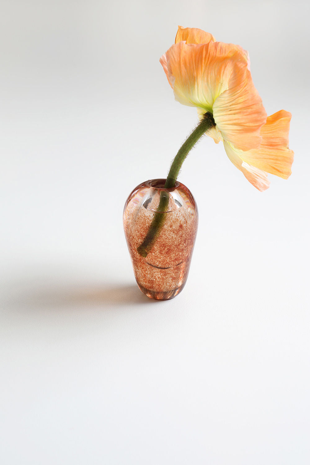 Mouth Blown Vase Liv Brown