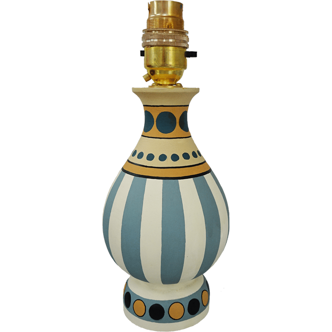 Marquee Hand Painted Vase Lamp
