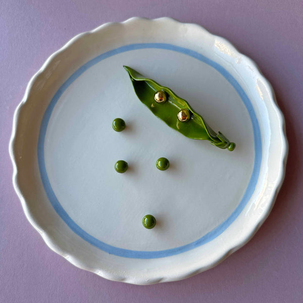 'Some Things ARE Meant to Pea' plate