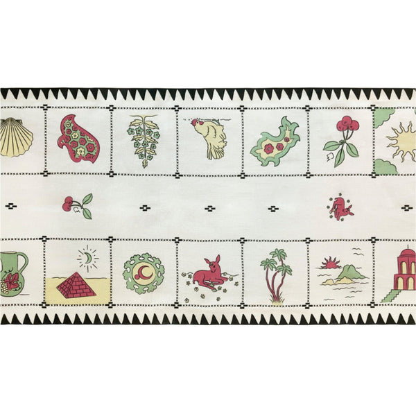 Redwork Table Runner in Black