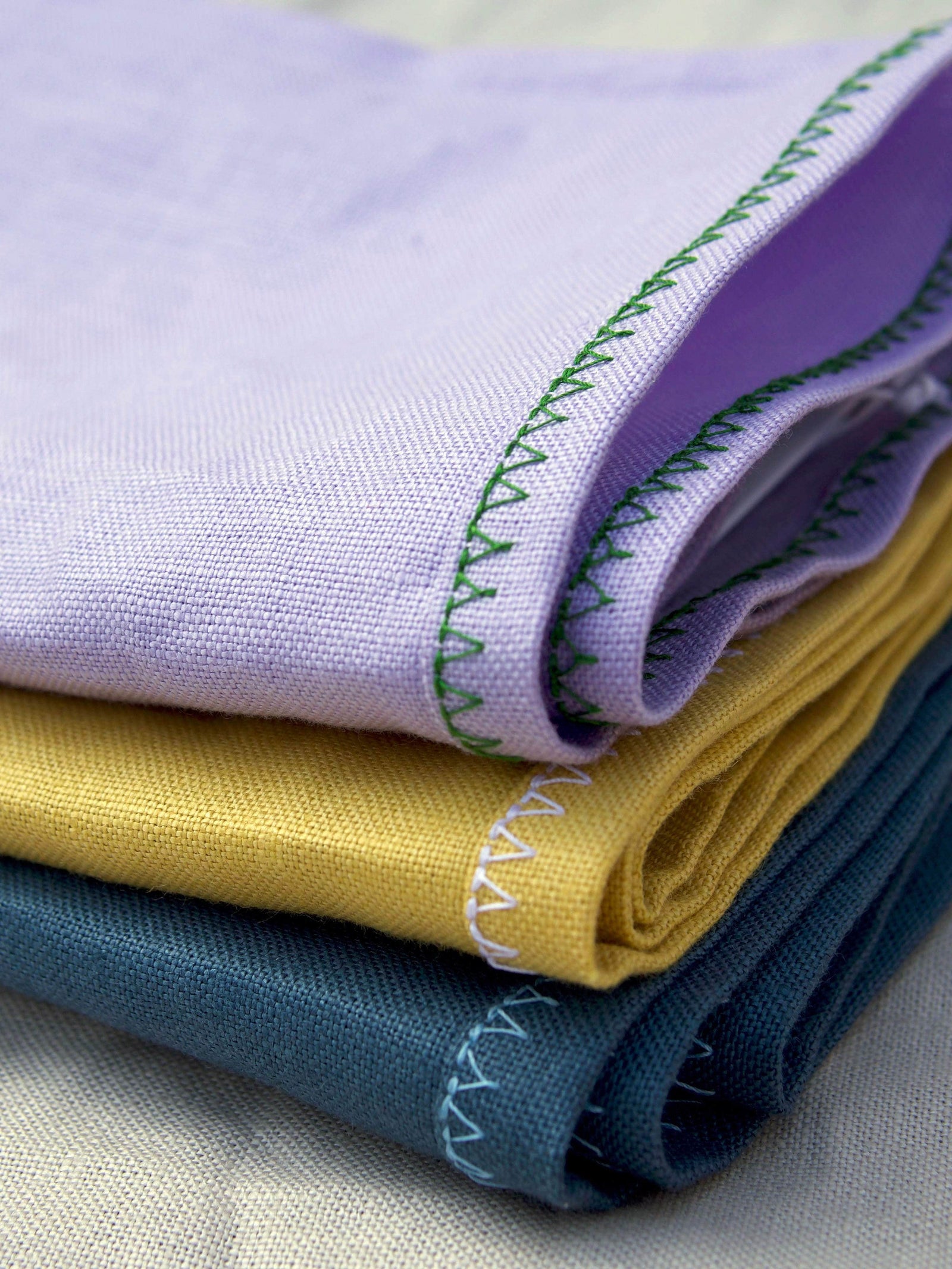 Irish Linen Hand & Tea Towel - Holm Blue