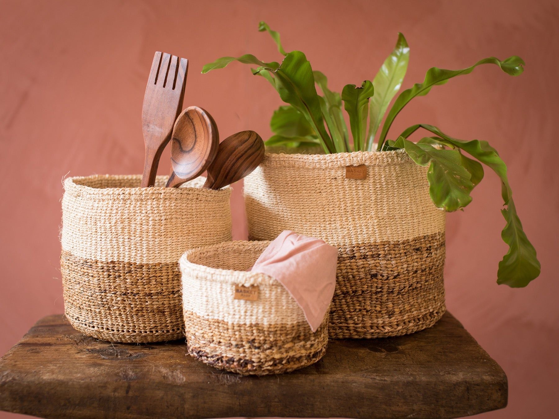 NDIZI: Banana Fibre and Sisal Basket