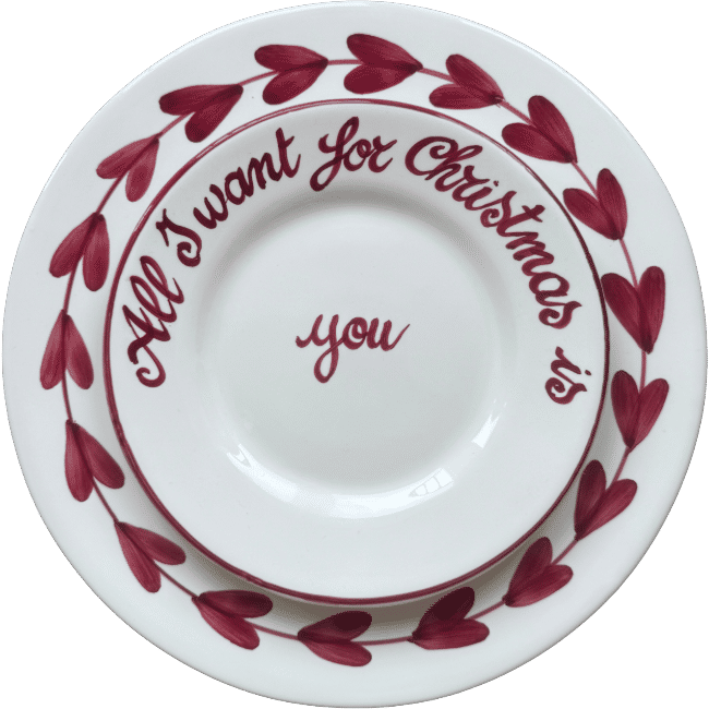 Cesare Plate Bordeaux - 28cm