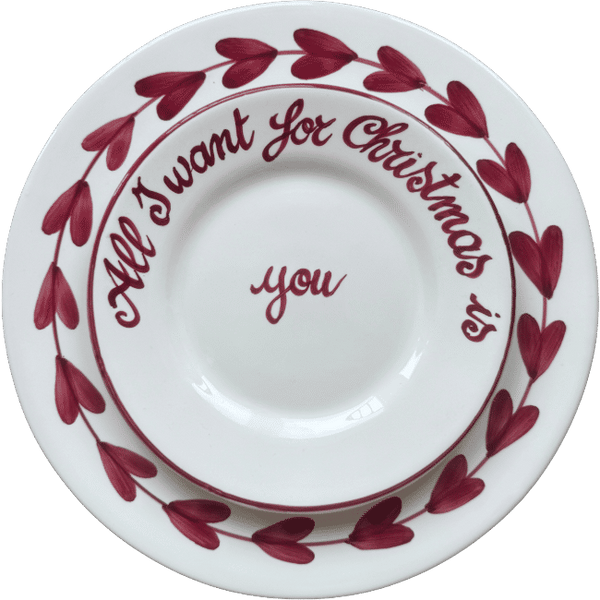 Cesare Plate Bordeaux - 28cm