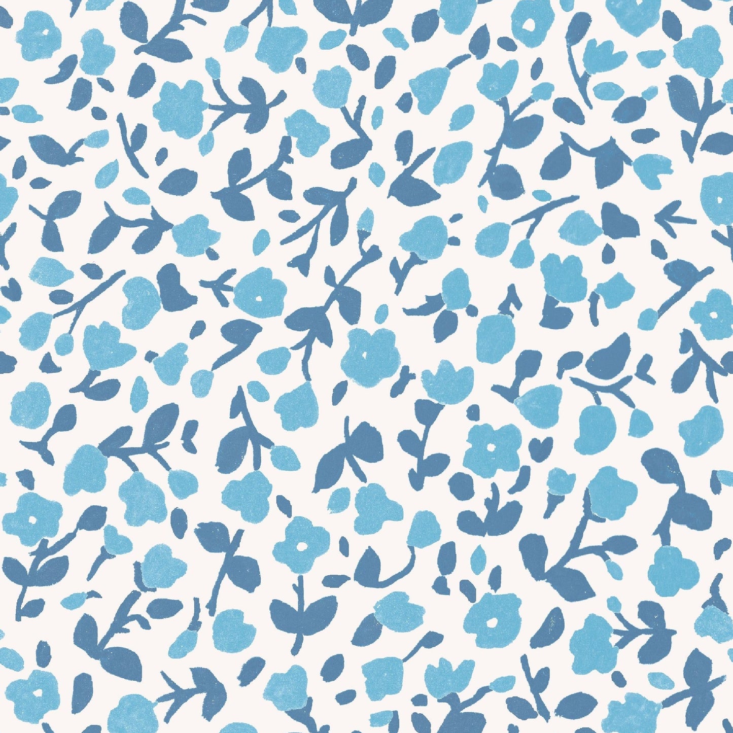 Wallpaper - Blossom Two Blues