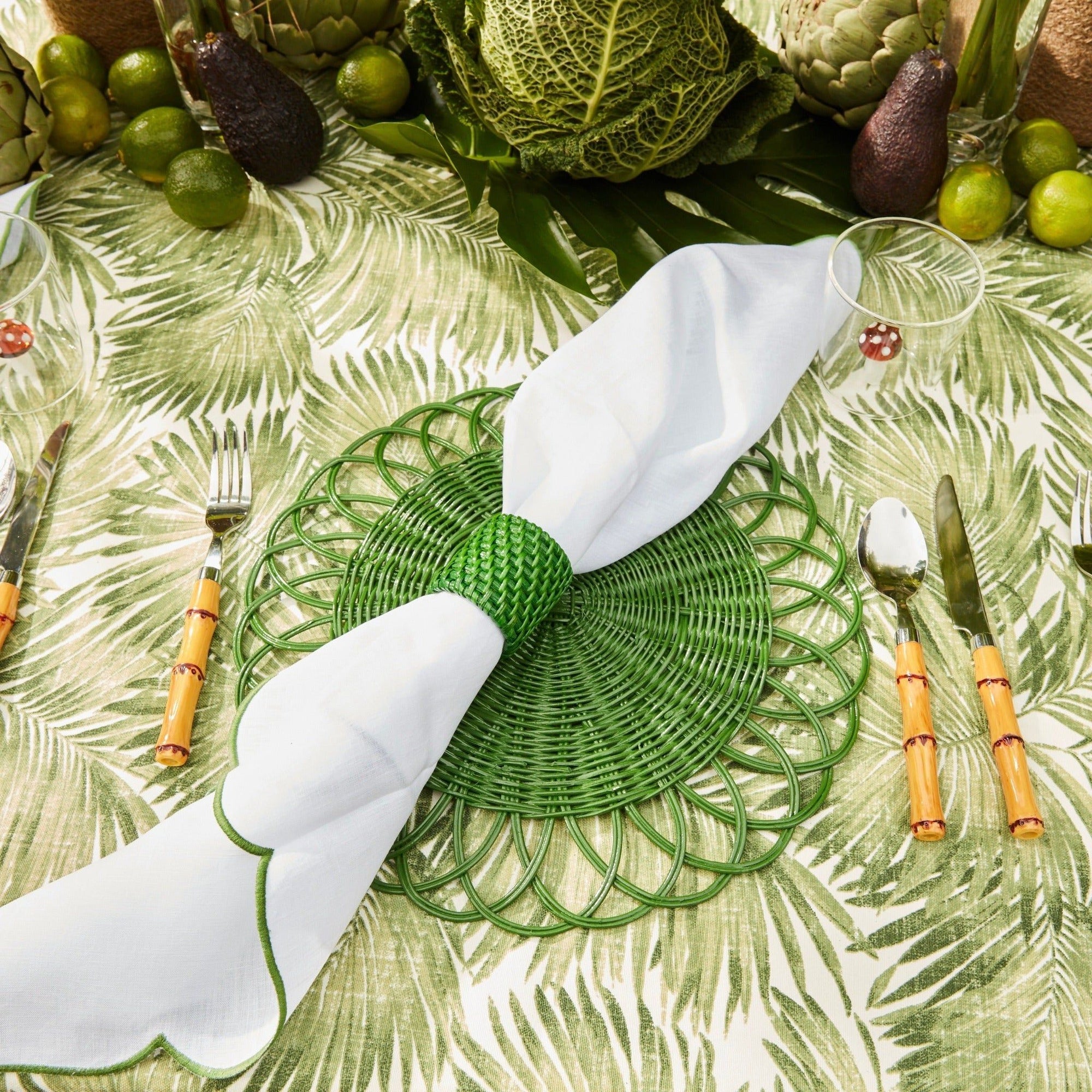 Green Cabana Placemats (set of 4)