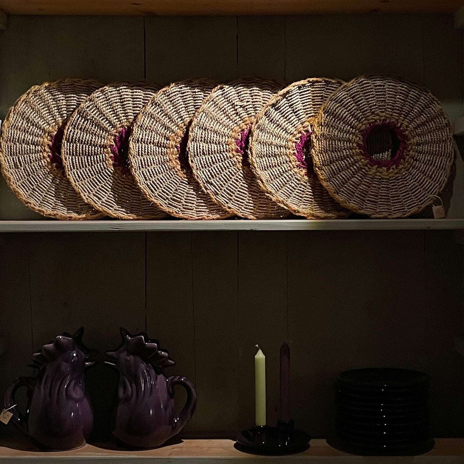 Hand-glazed Terracotta Rooster Jug