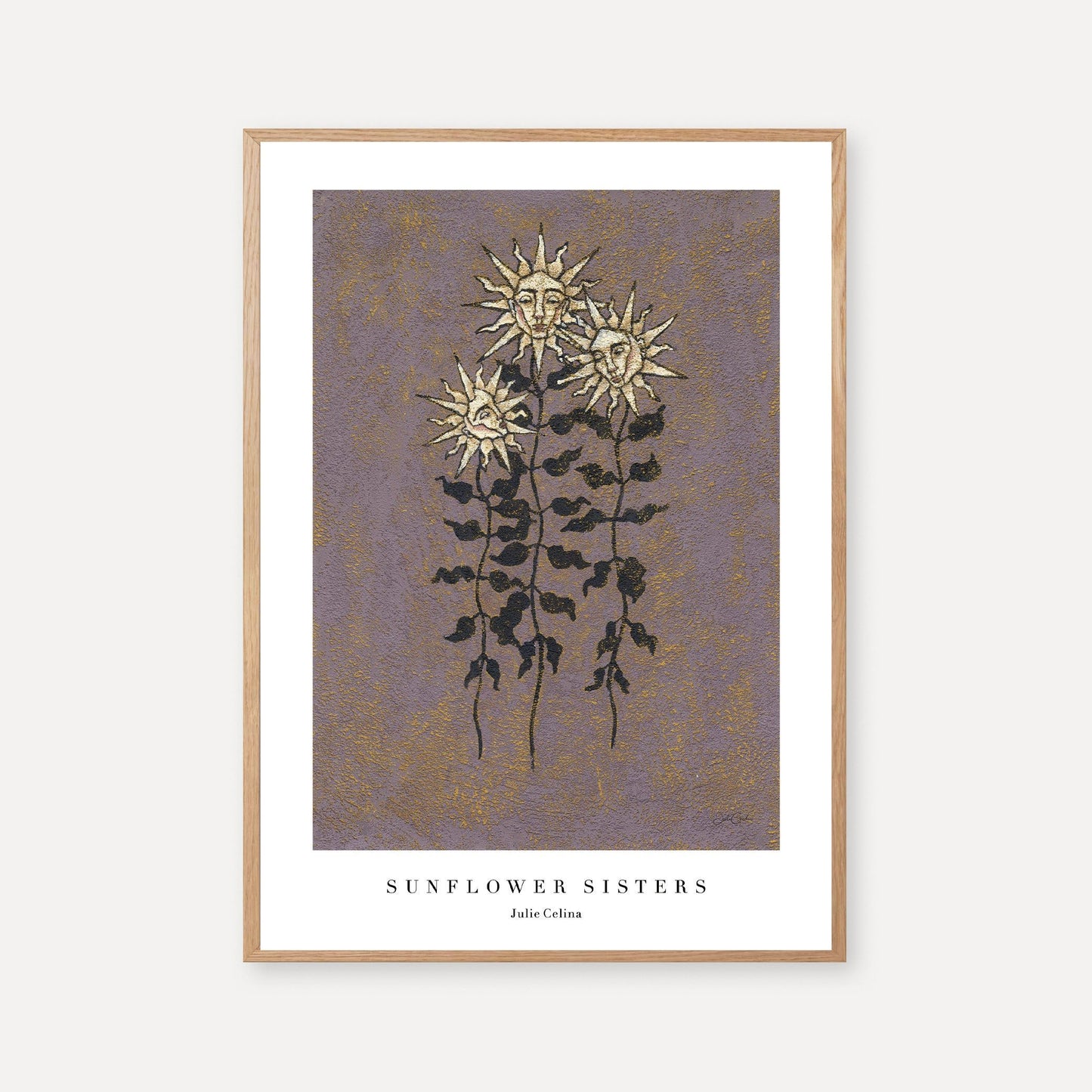 Sunflower Sisters - Botanical Wall Art Print