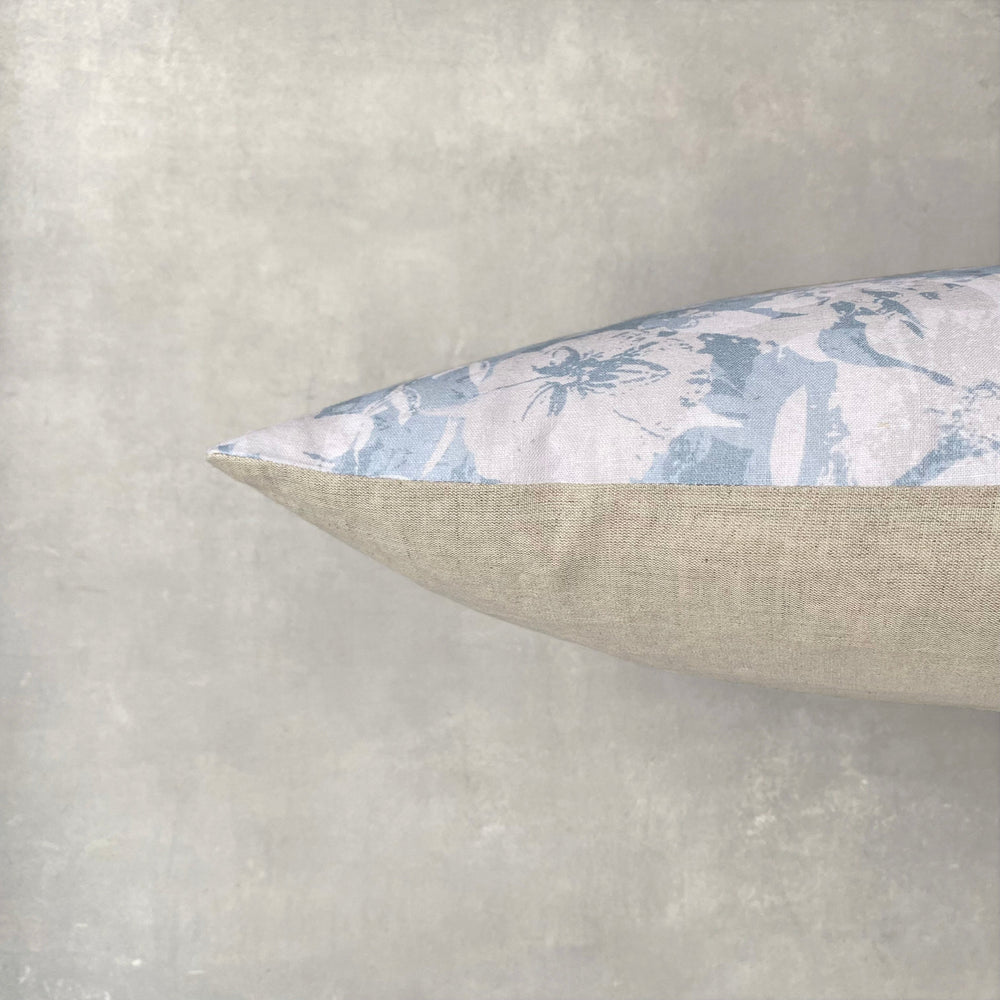 Everly Linen Cushion Duck Egg Blue