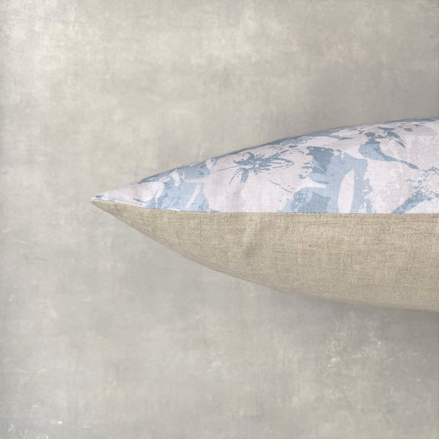 Everly Linen Cushion Duck Egg Blue