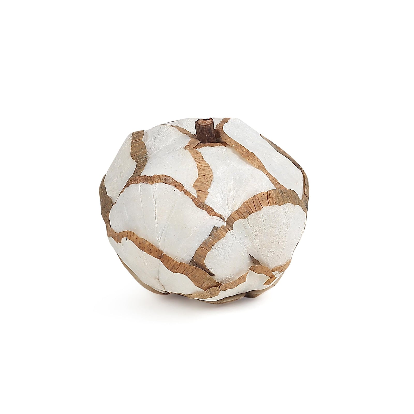 Halloween Sola Wood Pumpkin- Dia 8 inch (SET OF 6)