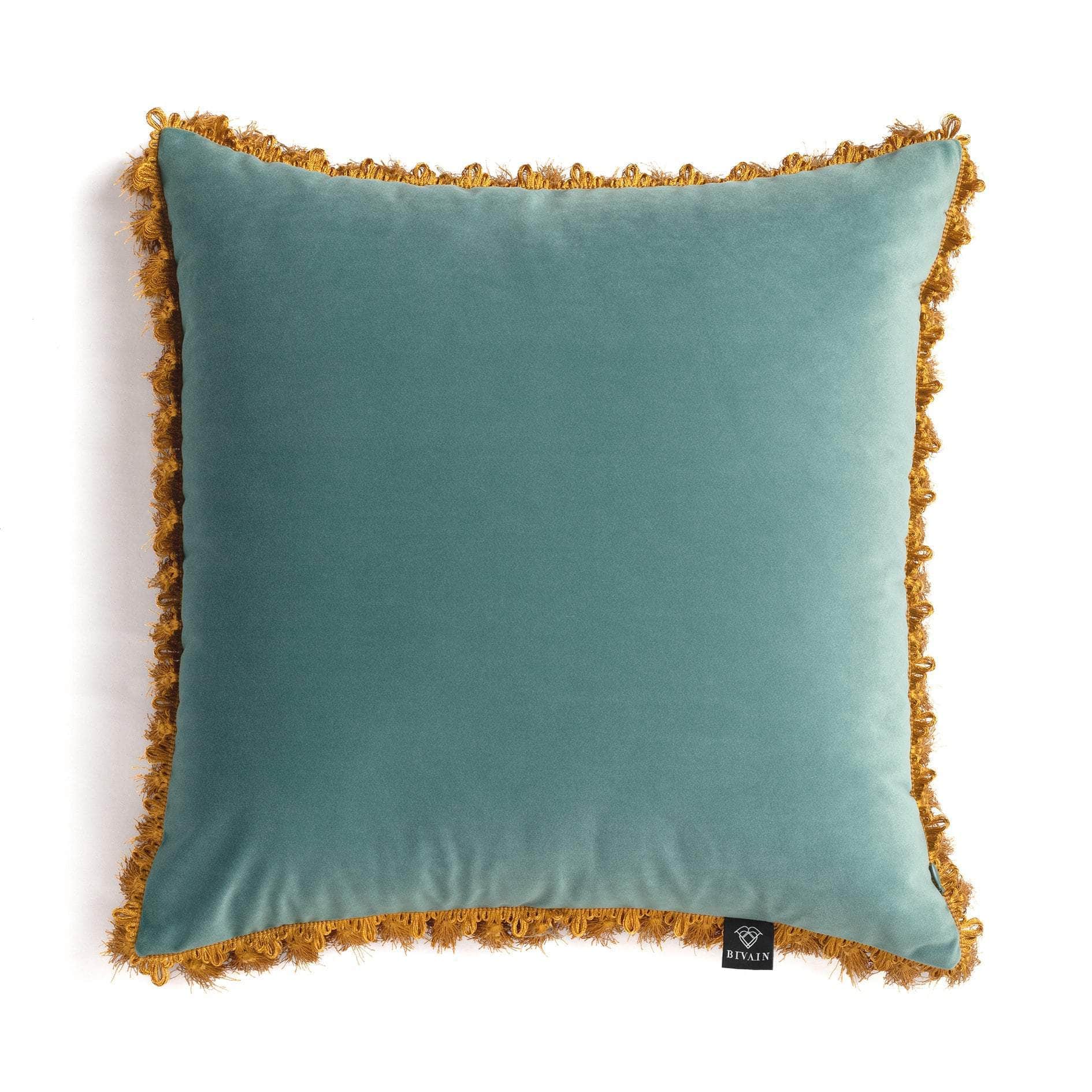 Frida Ochre Velvet Cushion