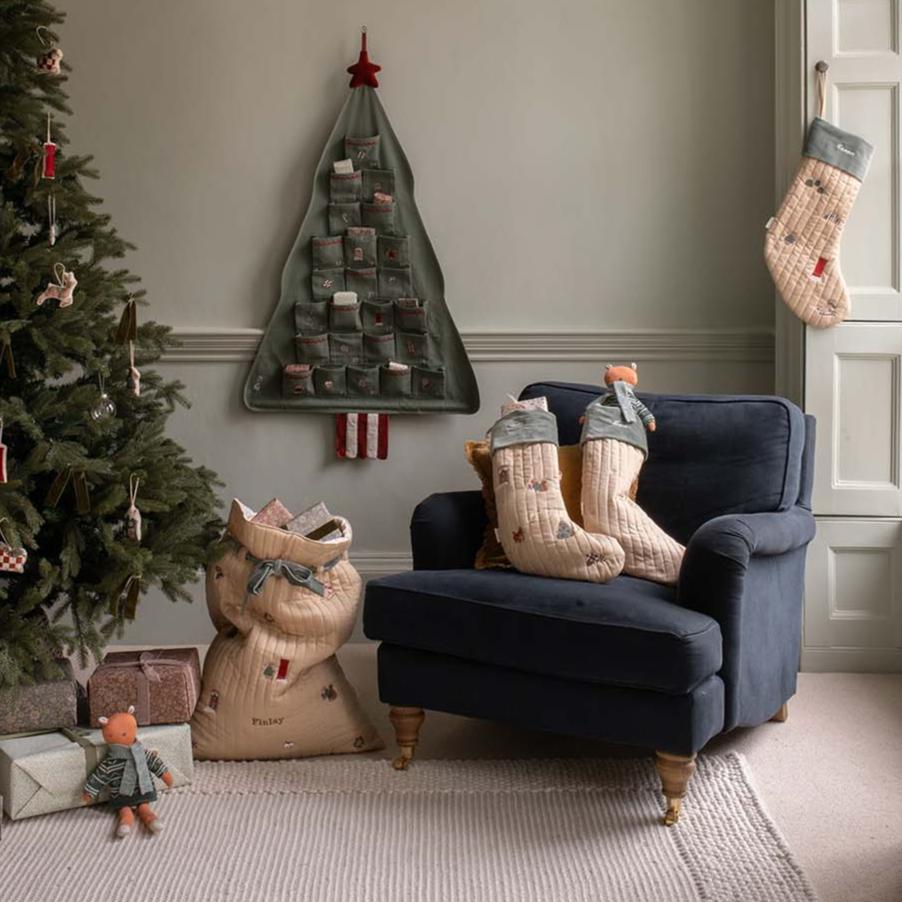 Christmas Stocking - Snowflakes