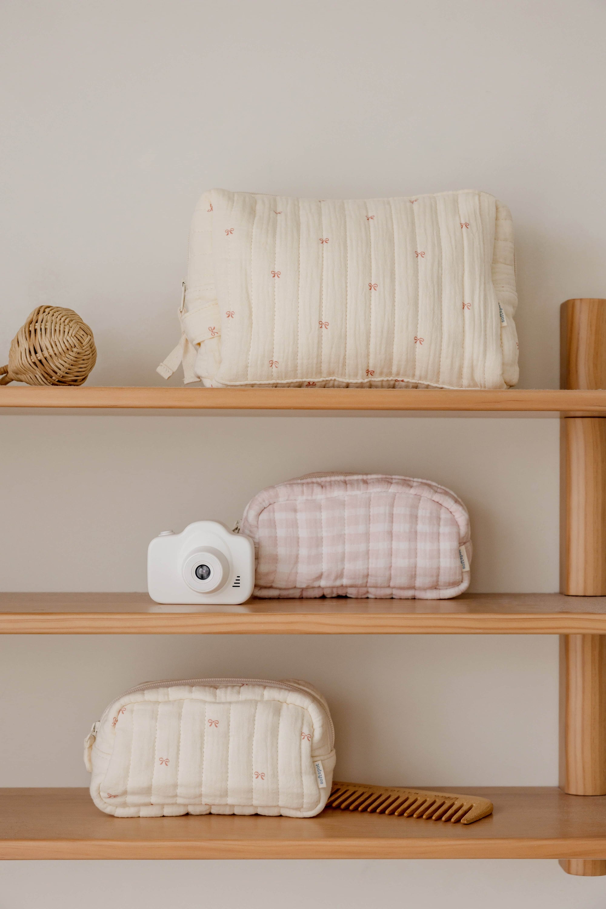 Soft Mini Loaf Pouch – Rosewater