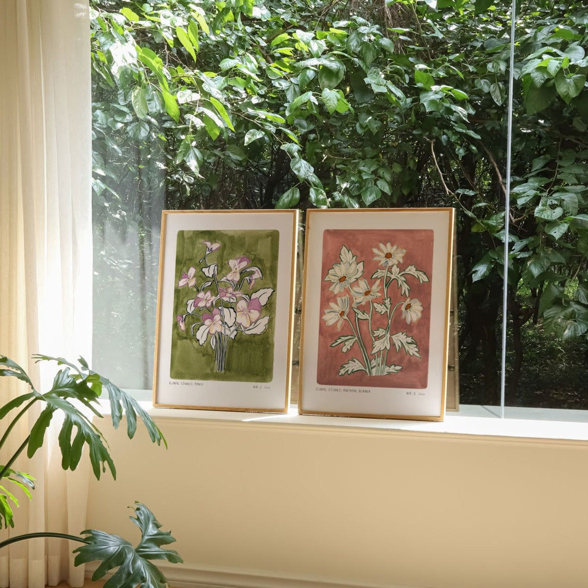 Anemone Blanda Art Print