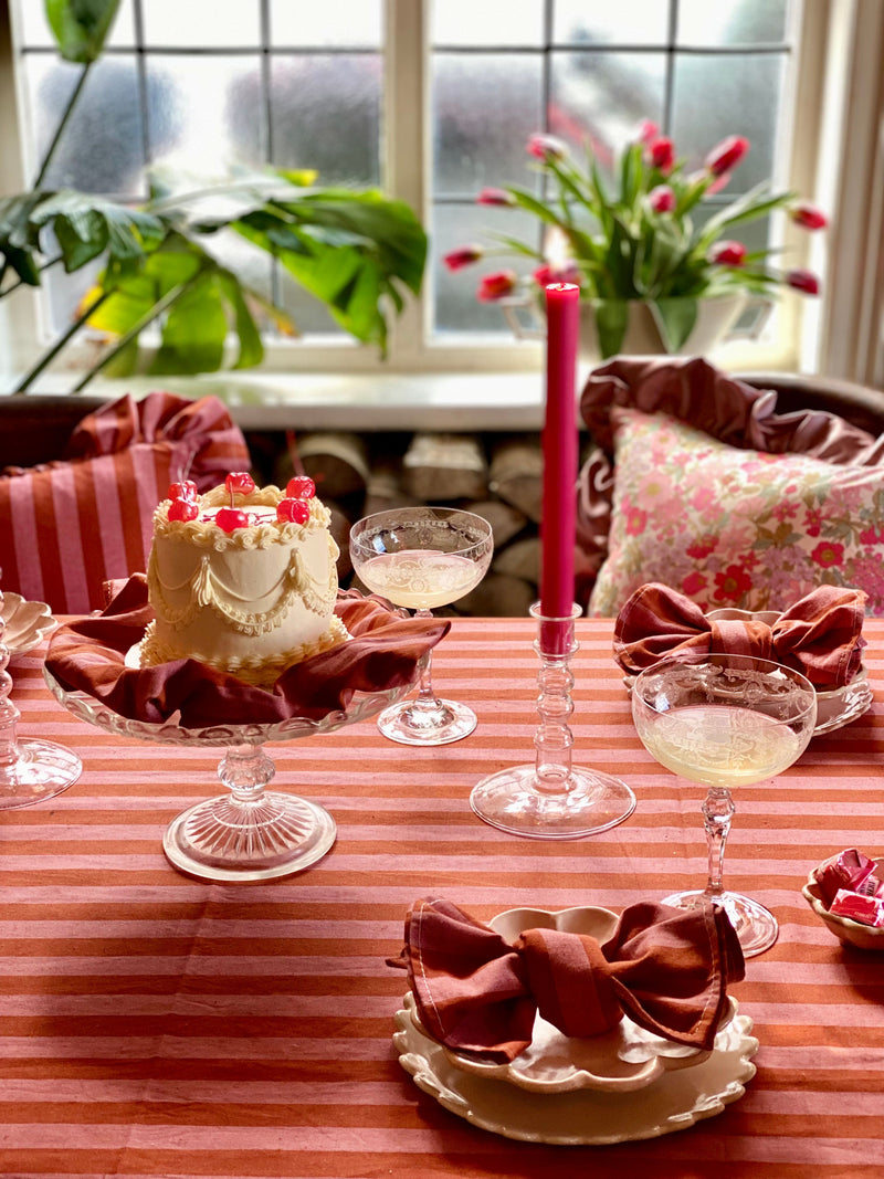 Organic Cotton Ruffle Cushion - Mon Cheri