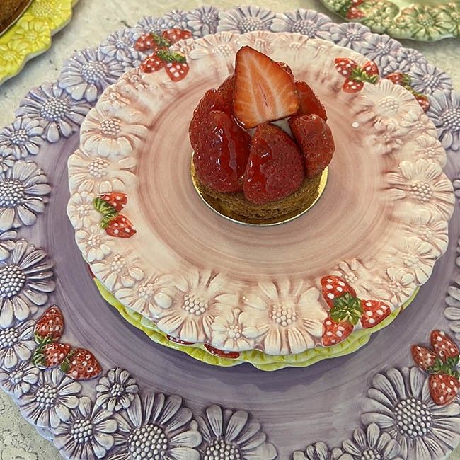 Nonna Strawberry Plate 22cm