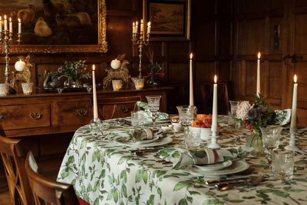 Cobnut Linen Tablecloth