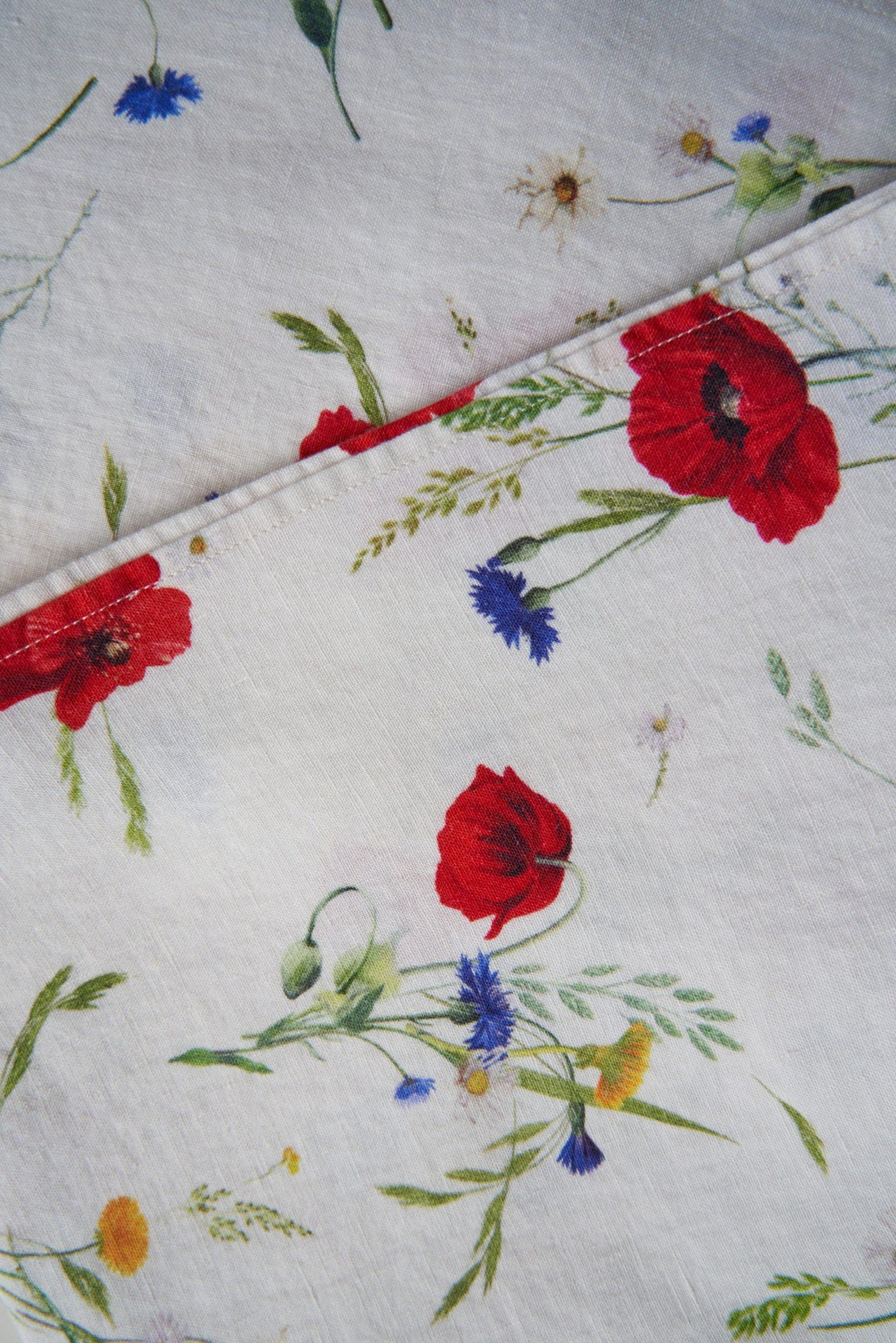 Summer Meadow Linen Runner