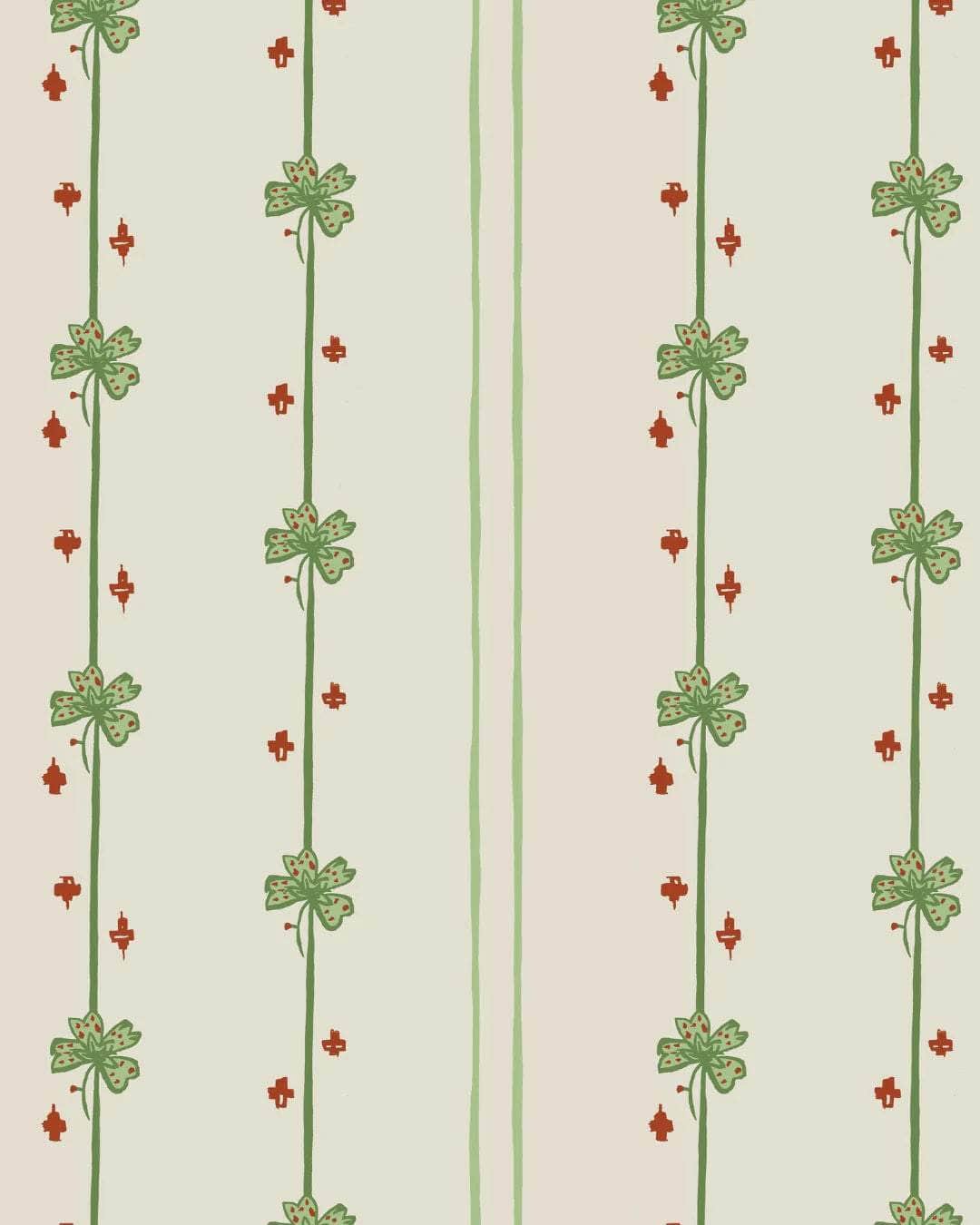 Garden Tetris Wallpaper - Green