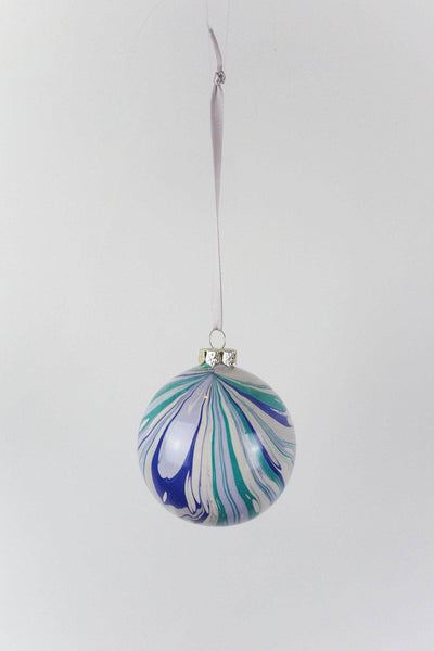 Large Glacier Marbled Bauble
