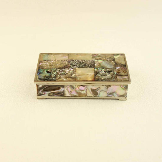 Vintage Abalone Jewellery Box